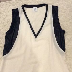 SW3 Ivory and black blouse